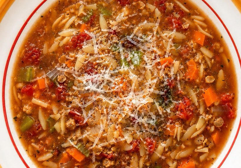 Soupe minestrone protéinée à la mijoteuse