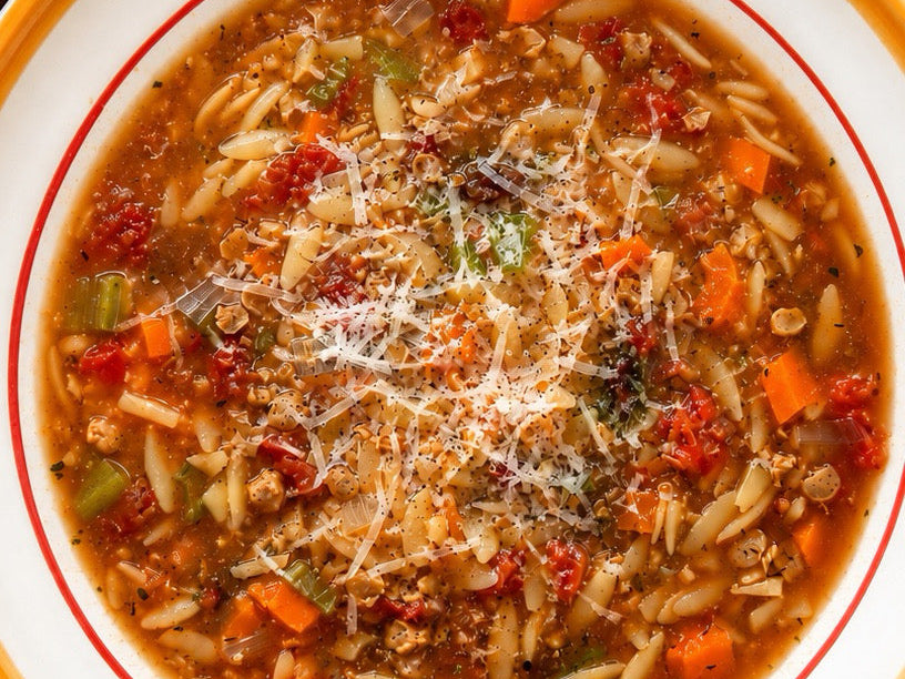 Soupe minestrone protéinée à la mijoteuse