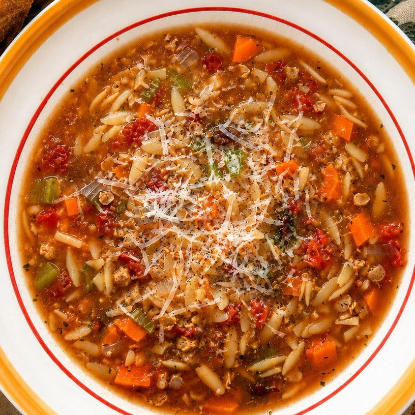 Soupe minestrone protéinée à la mijoteuse