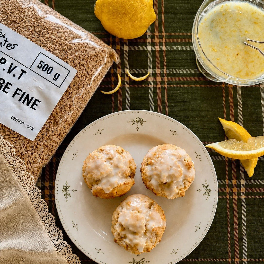 Muffins au citron ultra moelleux à la PVT Fine - LES BRUTES