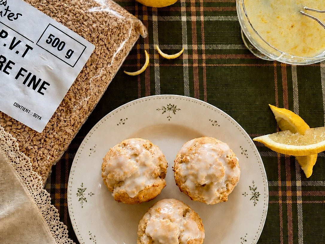Muffins au citron ultra moelleux à la PVT Fine - LES BRUTES