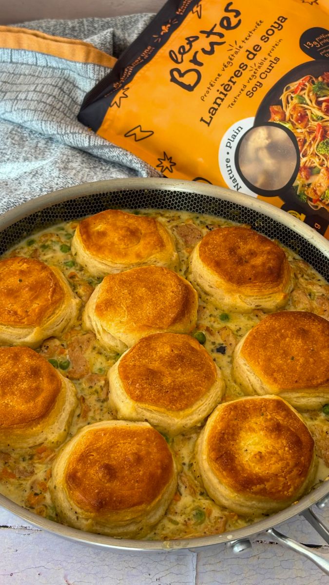Pâté “au poulet” et ricotta au poêlon