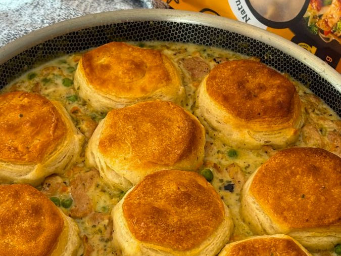 Pâté “au poulet” et ricotta au poêlon - LES BRUTES