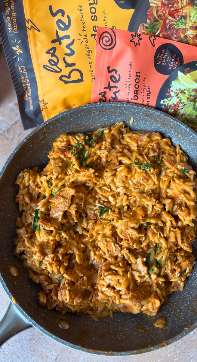 Please Marry Me Orzo crémeux à la PVT façon bacon-parmesan