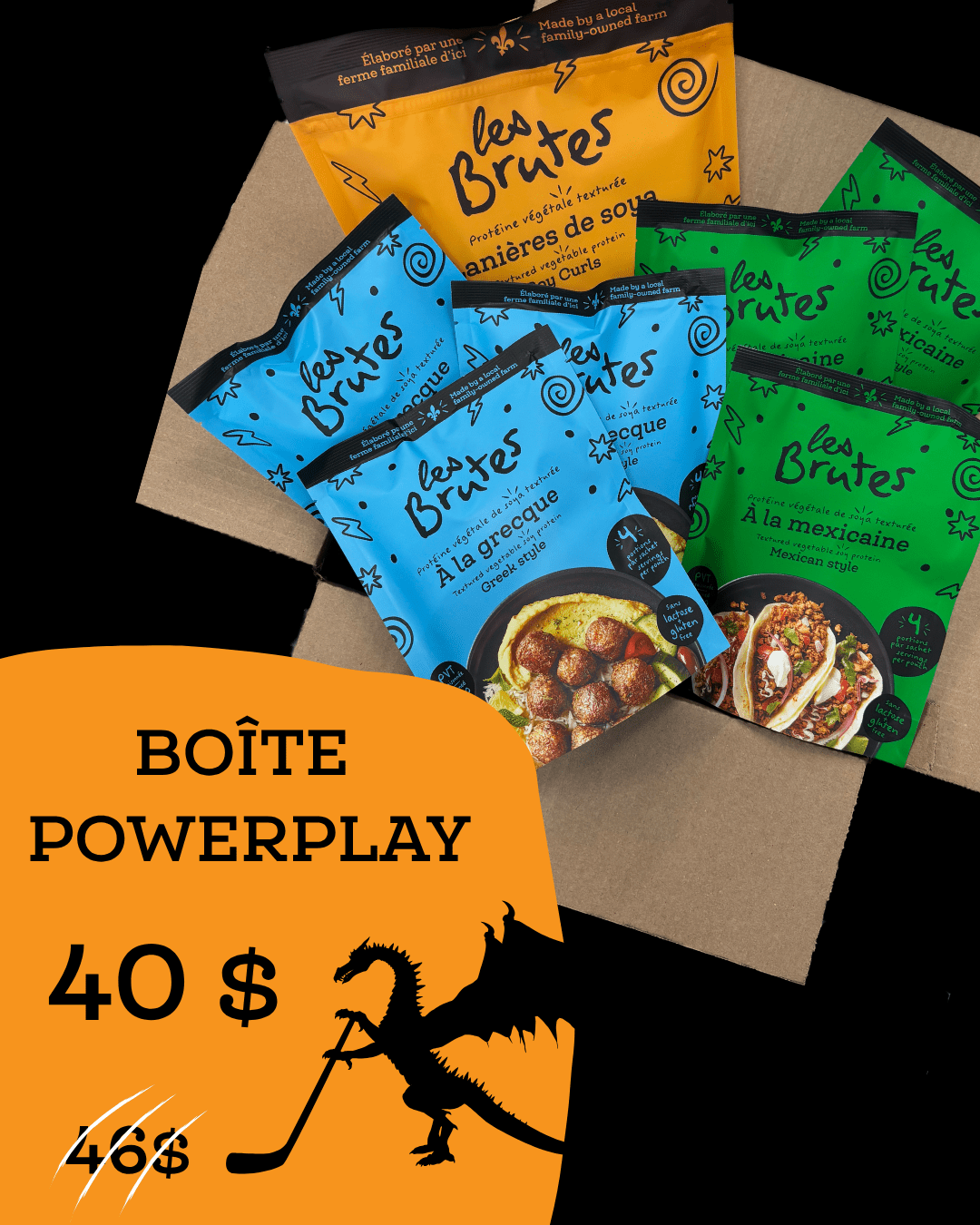 Boîte Power Play - LES BRUTES