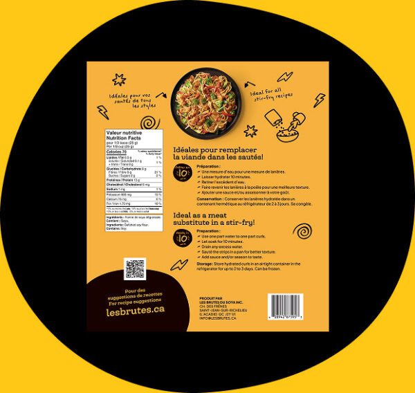 PVT Lanières de soya - LES BRUTES